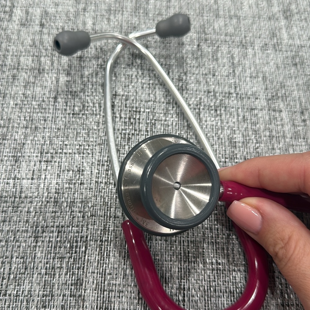 3M Littmann Classic II Monitoring Stethoscope Rainbow Finish Raspberry … - Picture 6 of 9